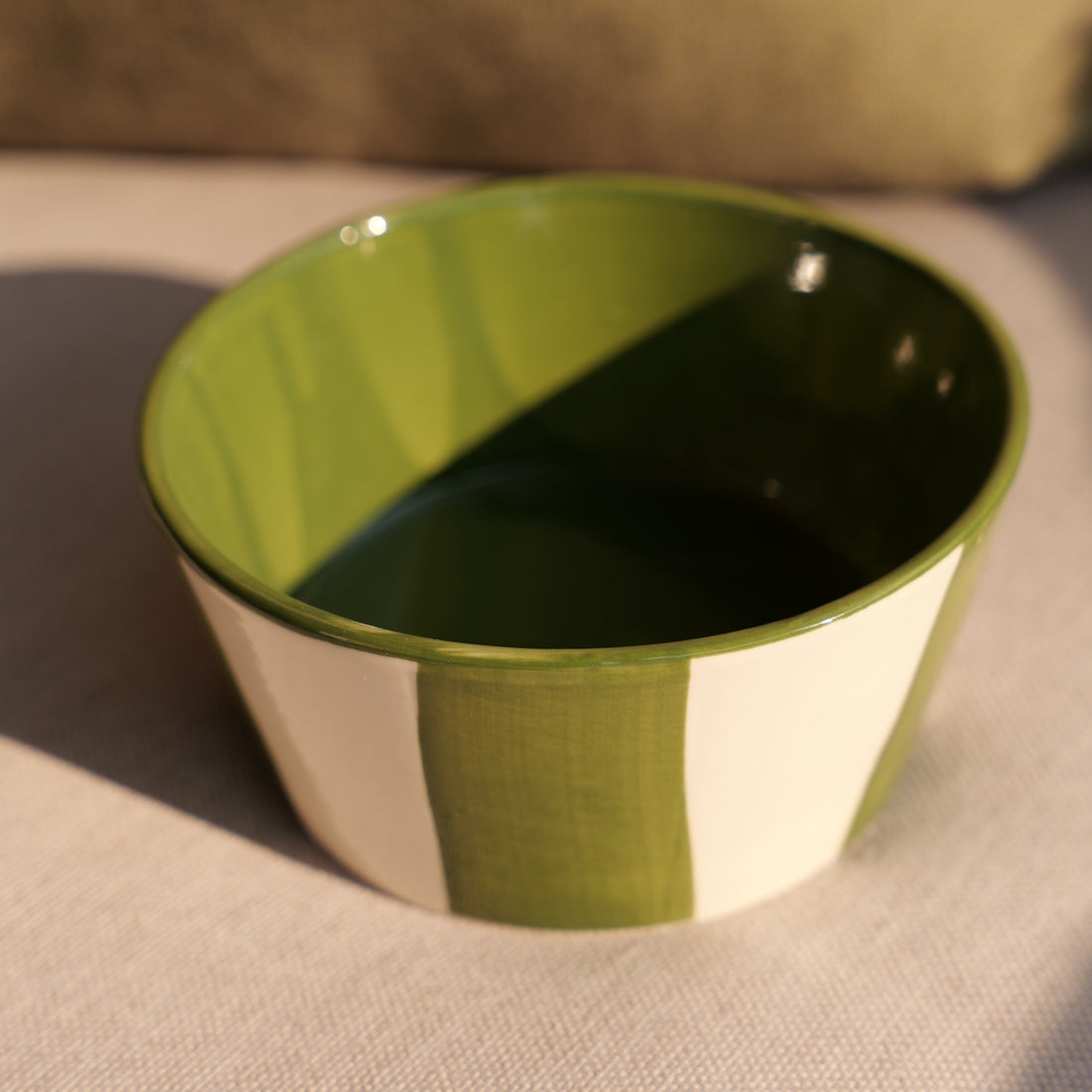 Bol à apéro, Vert, Grès 🫒