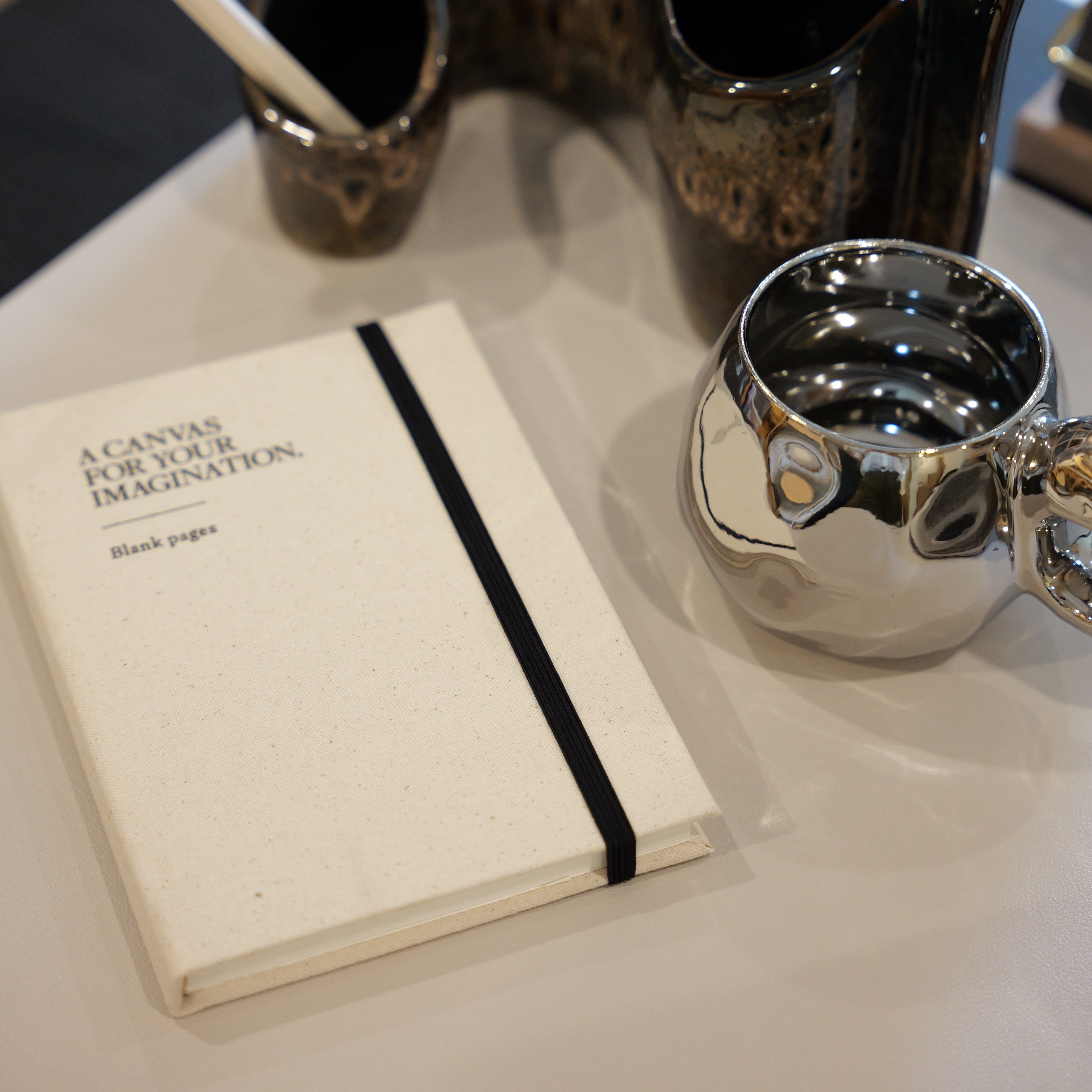 Petit carnet de notes avec couverture en coton 📖 🤍