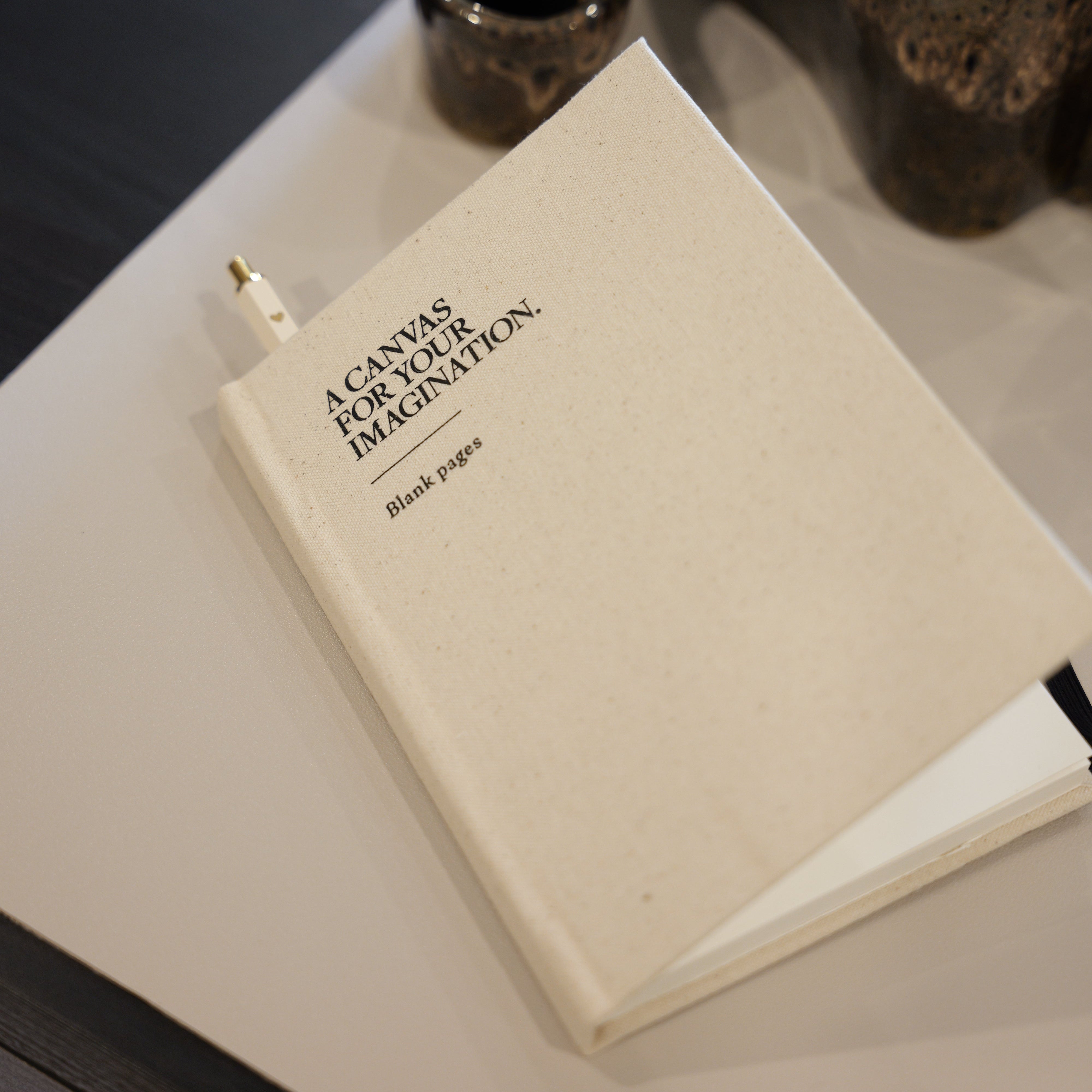 Petit carnet de notes avec couverture en coton 📖 🤍