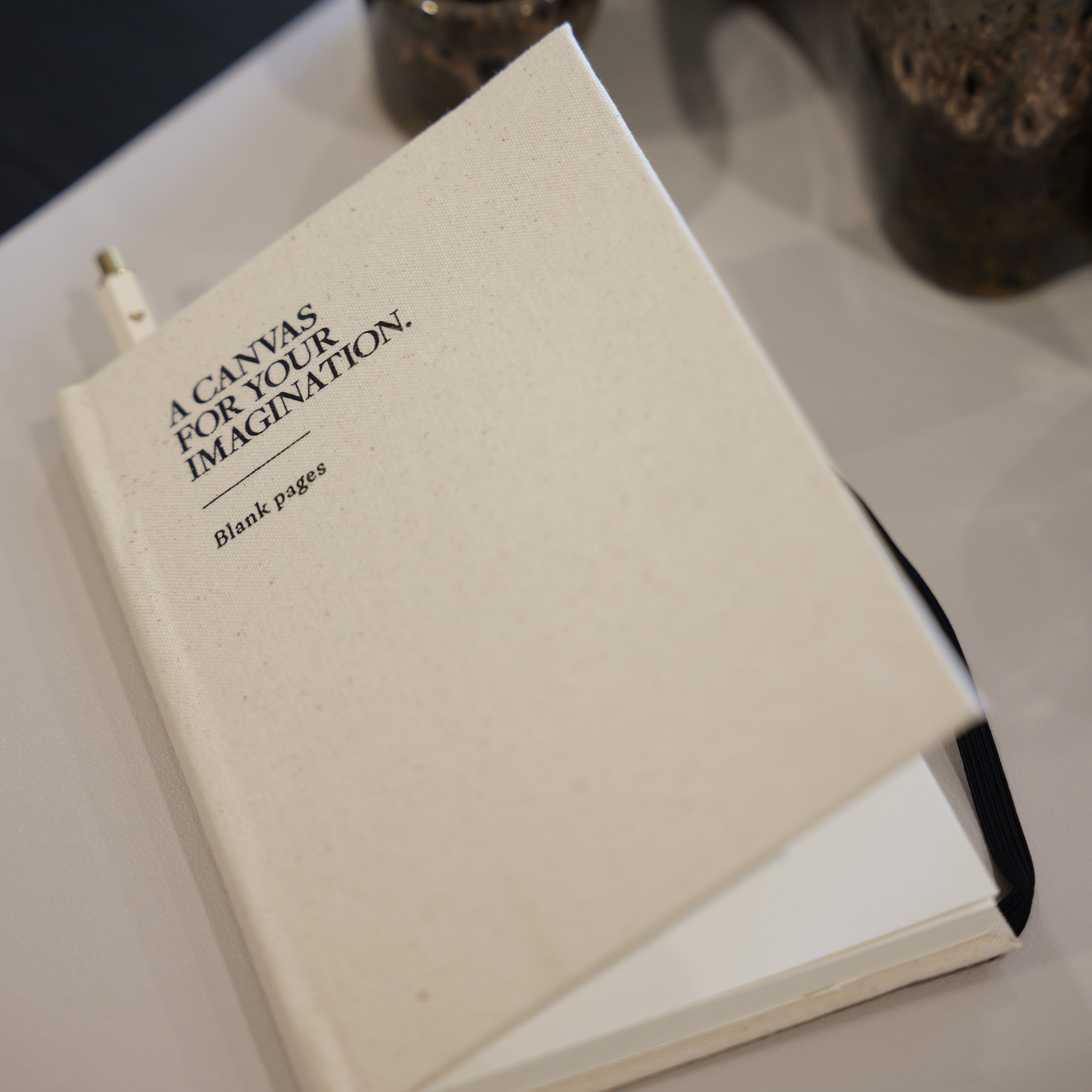 Petit carnet de notes avec couverture en coton 📖 🤍
